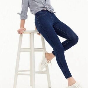 J. Crew Pull-On Toothpick Indigo Jeans
